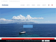 Tablet Screenshot of immobiliareilporticciolo.com